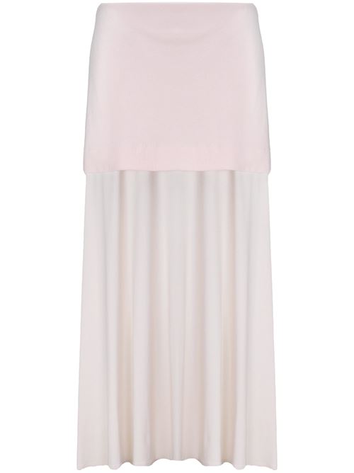 Light pink layered skirt JIL SANDER | J02MA0222J20050682